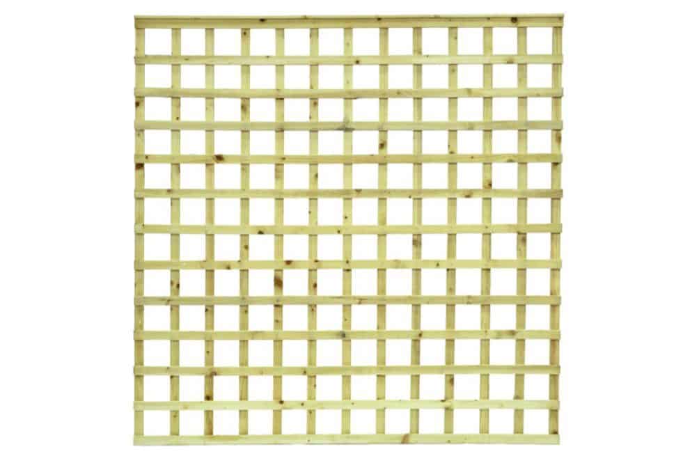 white lattice trellis panels